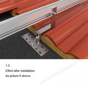 Solar Tile Roof Hooks Installation-SPC-RF-IK05-DR-1.5