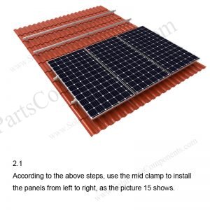 Solar Tile Roof Hooks Installation-SPC-RF-IK06-DR-2.1