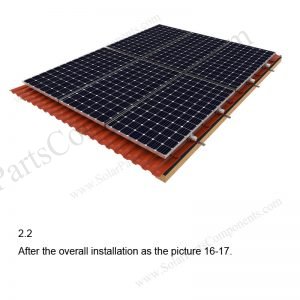 Solar Tile Roof Hooks Installation-SPC-RF-IK06-DR-2.2
