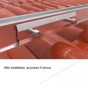 Solar Tile Roof Hooks Installation-SPC-RF-IK08-DR-1.6-2