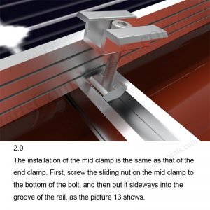 Solar Tile Roof Hooks Installation-SPC-RF-IK08-DR-2.0-1
