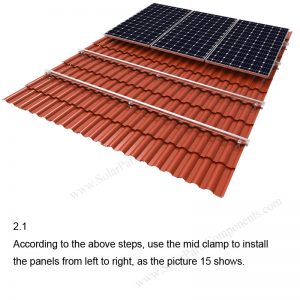 Solar Tile Roof Hooks Installation-SPC-RF-IK09-DR-2.1