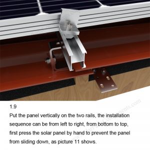 Solar Tile Roof Hooks Installation-SPC-RF-IK10-DR-1.9-1