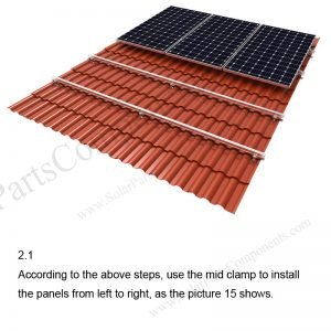 Solar Tile Roof Hooks Installation-SPC-RF-IK10-DR-2.1