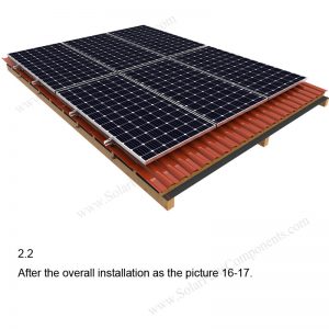 Solar Tile Roof Hooks Installation-SPC-RF-IK10-DR-2.2-1