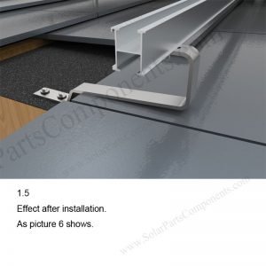 Solar Tile Roof Hooks Installation-SPC-RF-IK11-DR-1.5