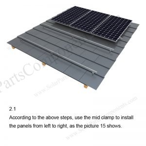 Solar Tile Roof Hooks Installation-SPC-RF-IK11-DR-2.1