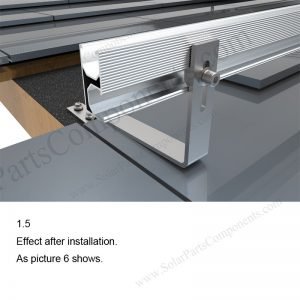 Solar Tile Roof Hooks Installation-SPC-RF-IK12-DR-1.5