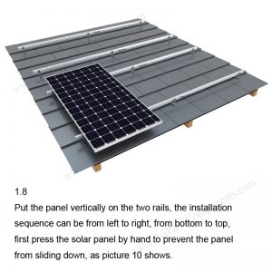 Solar Tile Roof Hooks Installation-SPC-RF-IK12-DR-1.8