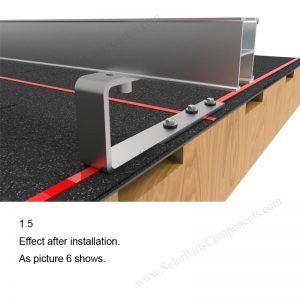 Solar Tile Roof Hooks Installation-SPC-RF-IK13-DR-1.5