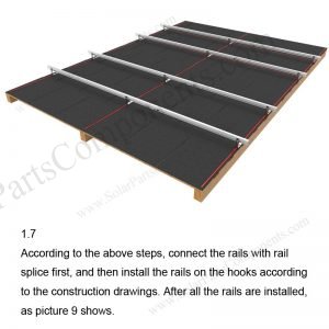 Solar Tile Roof Hooks Installation-SPC-RF-IK14-DR-1.7