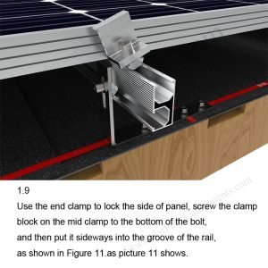 Solar Tile Roof Hooks Installation-SPC-RF-IK14-DR-1.9-1