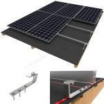 solar asphalt shingle mounts