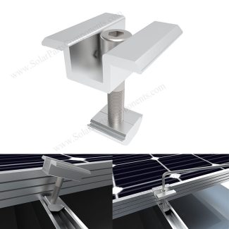 flat roof solar mid clamp,SPC-RF-IK12-DR