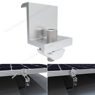 flat roof solar end clamp,SPC-RF-IK12-DR
