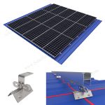 Trapezoidal metal roof with clamps, SPC-RF-CK02-HR