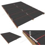 mounting solar panel on shingle roof