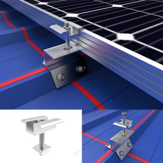 rail free solar roof clamp
