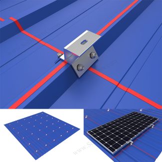 rail free solar metal roof brackets