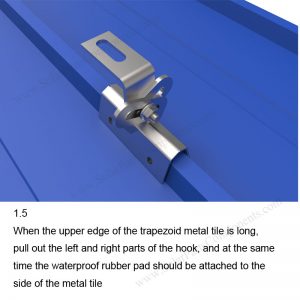 Solar Metal Roof Clamp Installation-SPC-CK-02-1.5