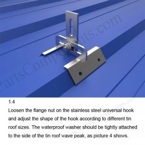 Solar Metal Roof Clamp Installation-SPC-CK-02A-1.4