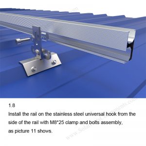 Solar Metal Roof Clamp Installation-SPC-CK-02A-1.8