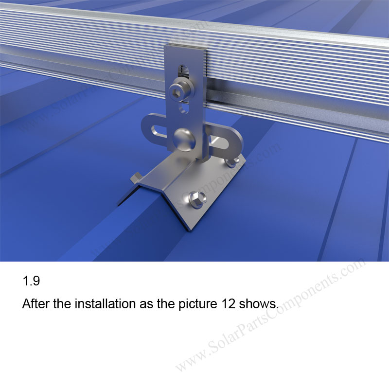 Solar Metal Roof Clamp Installation-SPC-CK-02A-1.9