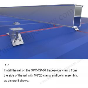Solar Metal Roof Clamp Installation-SPC-CK-04-1.7