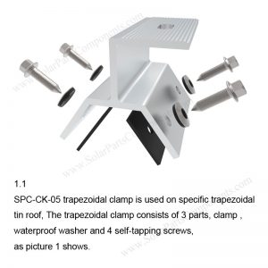 Solar Metal Roof Clamp Installation-SPC-CK-05-1.1