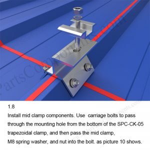 Solar Metal Roof Clamp Installation-SPC-CK-05-1.8.1