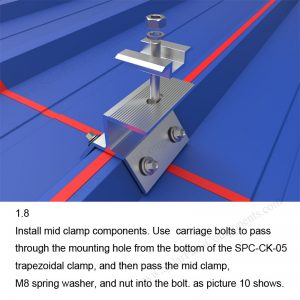 Solar Metal Roof Clamp Installation-SPC-CK-05-1.8.1