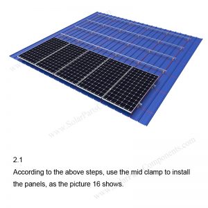 Solar Metal Roof Installation-SPC-RF-CK02-HR-2.1