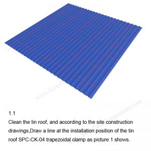 Solar Metal Roof Installation-SPC-RF-CK04-HR-1.1