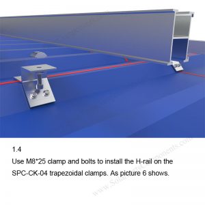 Solar Metal Roof Installation-SPC-RF-CK04-HR-1.4