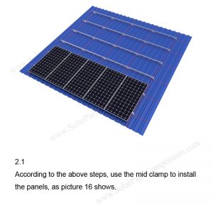 Solar Metal Roof Installation-SPC-RF-CK04-HR-2.1