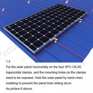 Solar Metal Roof Installation-SPC-RF-CK05-HR-1.4