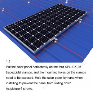 Solar Metal Roof Installation-SPC-RF-CK05-HR-1.4