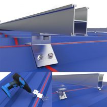 aluminum trapezoidal metal roof clamps