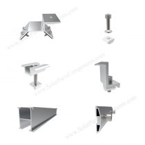 solar metal roof pv racking kits