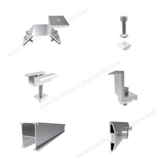 solar metal roof pv racking kits