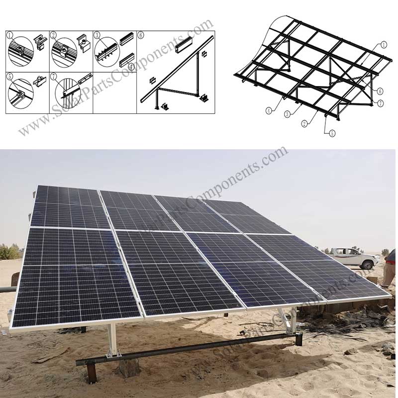 Ground mount solar PV system