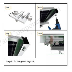 Solar Ground Installation-SPC-GA-4H-N-Step-9