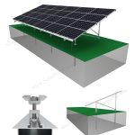 aluminum solar ground mounting structure