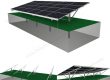 Solar panel single pile ground mounting system