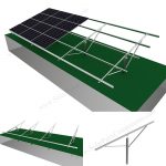 solar pile ground mounting