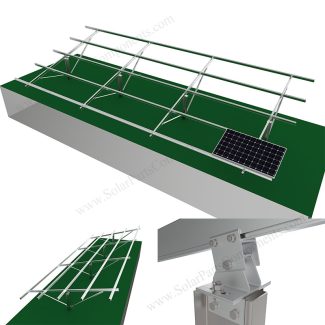 solar panel pile ground mounting