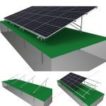 solar ground mounting structure quick installation