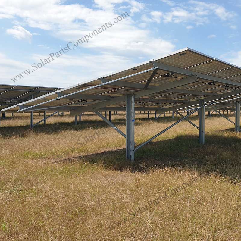 Single Pole Solar ground mounting