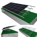 pillar solar panel mounting system