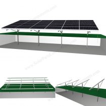 pillar solar racking system